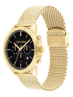 Calvin Klein Infinite Γυναικείο Ρολόι 44mm Χρονογράφος Μπαταρίας με Χρυσό Μεταλλικό Μπρασελέ kod 25200375