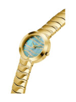 Guess Γυναικείο Ρολόι 30mm Χρονογράφος Μπαταρίας με Χρυσό Μεταλλικό Μπρασελέ KOD GW0871L2