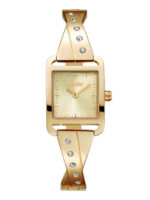 DKNY City Γυναικείο Ρολόι 30mm Χρονογράφος Μπαταρίας με Χρυσό Μεταλλικό Μπρασελέ