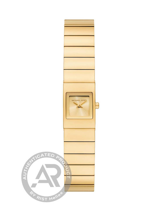 Michael Kors Darrington Γυναικείο Ρολόι 13mm Μπαταρίας με Χρυσό Μεταλλικό Μπρασελέ KOD MK4885 - Image 1