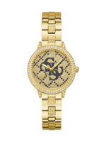 Guess Γυναικείο Ρολόι 34mm Μπαταρίας με Μαύρο Μεταλλικό Μπρασελέ KOD GW0944L2