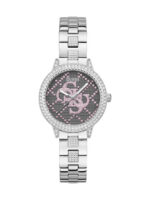 Guess Γυναικείο Ρολόι 34mm Μπαταρίας με Μαύρο Μεταλλικό Μπρασελέ KODgw0944l1