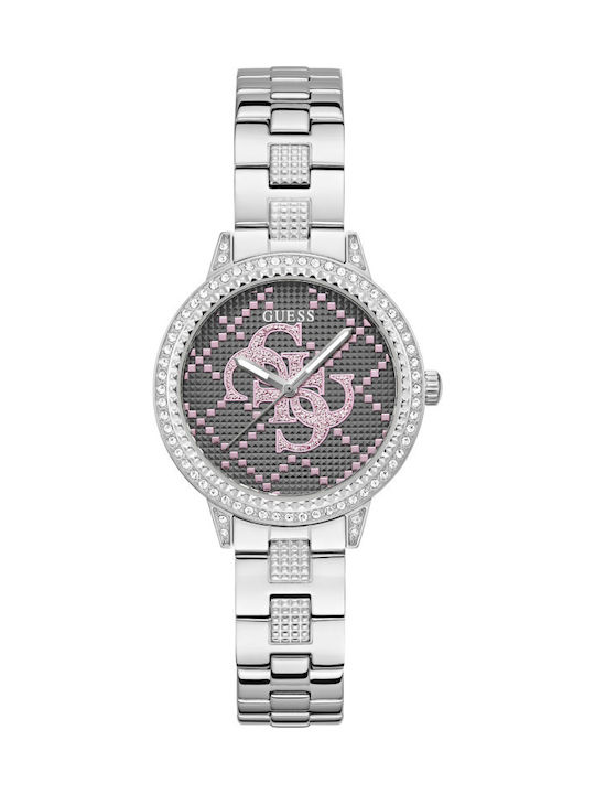 Guess Γυναικείο Ρολόι 34mm Μπαταρίας με Μαύρο Μεταλλικό Μπρασελέ KODgw0944l1 - Image 1