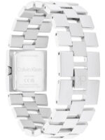 Calvin Klein Meridian Γυναικείο Ρολόι 22mm Μπαταρίας με Ασημί Μεταλλικό Μπρασελέ - Image 3
