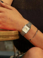 Rosefield The Elles Γυναικείο Ρολόι 29mm Μπαταρίας με Ασημί Μεταλλικό Μπρασελέ - Image 3