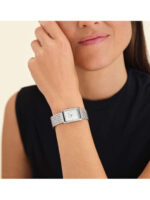 Rosefield Γυναικείο Ρολόι 30.6mm Μπαταρίας με Ασημί Μεταλλικό Μπρασελέ - Image 3