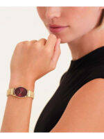 Rosefield Γυναικείο Ρολόι 29mm Χρονογράφος Μπαταρίας με Χρυσό Μεταλλικό Μπρασελέ - Image 3