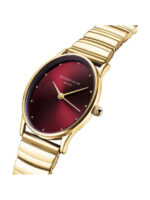 Rosefield Γυναικείο Ρολόι 29mm Χρονογράφος Μπαταρίας με Χρυσό Μεταλλικό Μπρασελέ