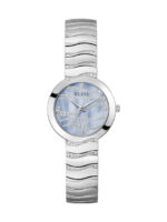 Guess Γυναικείο Ρολόι 30mm Χρονογράφος Μπαταρίας με Ασημί Μεταλλικό Μπρασελέ KOD GW0871L1