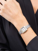 Boss Mae Petite Γυναικείο Ρολόι 22mm Μπαταρίας με Ασημί Μεταλλικό Μπρασελέ kod 1502821 - Image 2