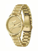 Lacoste Ladycroc Γυναικείο Ρολόι 36mm Μπαταρίας με Χρυσό Μεταλλικό Μπρασελέ KOD 2001175 - Image 3