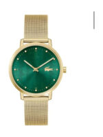 Lacoste Γυναικείο Ρολόι 35mm Μπαταρίας με Χρυσό Μεταλλικό Μπρασελέ KOD 2001356