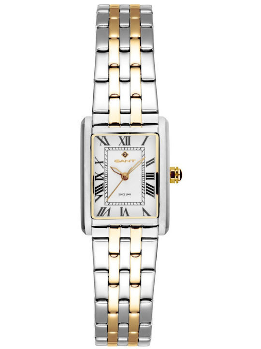 Gant Rhode Island Γυναικείο Ρολόι 20.5mm Χρονογράφος Μπαταρίας με Ασημί Μεταλλικό Μπρασελέ KOD G195003 - Image 1