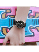 Citizen  Ρολόι 36mm Μπαταρίας με Μαύρο Μεταλλικό Μπρασελέ - Image 4