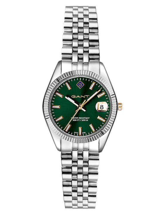 Gant Sussex Γυναικείο Ρολόι 28mm Μπαταρίας με Ασημί Μεταλλικό Μπρασελέ Kod G181004 - Image 1