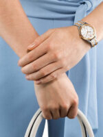 Citizen Eco-Drive Elegant Collection Γυναικείο Ρολόι 30mm Μπαταρίας με Ασημί Μεταλλικό Μπρασελέ