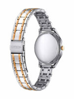 Citizen Eco-Drive Elegant Collection Γυναικείο Ρολόι 30mm Μπαταρίας με Ασημί Μεταλλικό Μπρασελέ - Image 4