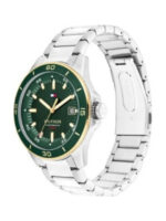 Tommy Hilfiger Ανδρικό Ρολόι Μπαταρίας με Ασημί Μεταλλικό Μπρασελέ SKU 1792230 - Image 4