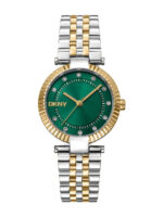 DKNY Γυναικείο Ρολόι 30mm Μπαταρίας με Χρυσό Μεταλλικό Μπρασελέ