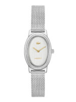 Lacoste Parisienne Γυναικείο Ρολόι 22mm Μπαταρίας με Ασημί Μεταλλικό Μπρασελέ KOD 2001452