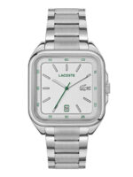 Lacoste Ανδρικό Ρολόι Μπαταρίας με Ασημί Μεταλλικό Μπρασελέ kod 2011460