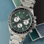 Tommy Hilfiger Ανδρικό Ρολόι Μπαταρίας με Ασημί Μεταλλικό Μπρασελέ SKU 1792211 - Image 4