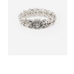 UNISEX Buddha To Buddha  208 Bracelet Nathalie Small Texture Silver