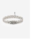 UNISEX Buddha To Buddha J208 Bracelet Nathalie XS Texture Silver - Image 2