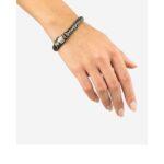 UNISEX Buddha To Buddha Ben XS Black Rhodium Silver Bracelet J070 BRS - Image 2