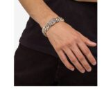 UNISEX Buddha To Buddha  208 Bracelet Nathalie Small Texture Silver - Image 6