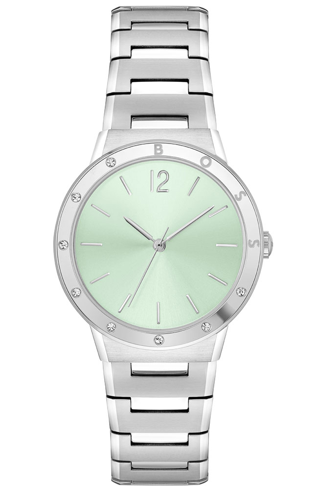 1502716-Breath-249eu-34mm-3atm BOSS Breath Crystals Silver Stainless Steel Bracelet Κωδικός προιόντος: 1502716 - Image 1