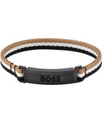 BOSS Βραχιόλι από μαύρο ανοξείδωτο ατσάλι Κωδικός προιόντος: 1580375S