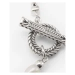 UNISEX Buddha To Buddha  139 Barbara Mini Pearl Bracelet Silver - Image 5
