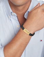 Tommy Hilfiger Ανδρικό Βραχιόλι από Δέρμα