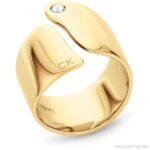 CALVIN KLEIN Ring Embellished with a Crystal 35000663D - Image 2