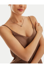 CALVIN KLEIN Κολιέ από ροζ επιχρυσωμένο ανοξείδωτο ατσάλι Κωδικός προιόντος: 35000366 - Image 3