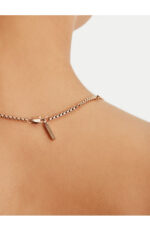 CALVIN KLEIN Κολιέ από ροζ επιχρυσωμένο ανοξείδωτο ατσάλι Κωδικός προιόντος: 35000366 - Image 6