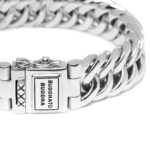 Unisex Buddha to Buddha 090 Chain Small Bracelet Silver - Image 4