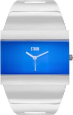 STORM STARLETTI Γυναικείο κομψό ρολόι με ορθογώνιο καντράν,  γυαλισμένο λουράκι από ανοξείδωτο ατσάλι - Image 4