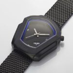 Μοναδικό ανδρικό ρολόι STORM CYREX με μπλε χείλος Lazer, δείκτες ώρας  και λειτουργία ημερομηνίας