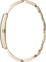 Ρολόι STORM ALVARA σε χρυσό γαλαζοπράσινο χρώμα, μηχανισμός χαλαζία, ανοξείδωτο ατσάλι, μεγάλο βραχιόλι, αυτορυθμιζόμενο λουράκι Easylink, κυρτή κάσα, χρησιμοποιημένα βιώσιμα υλικά - Image 4