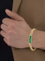 LACOSTE Fence Βραχιόλι Χρυσό Από Ανοξείδωτο Ατσάλι 19cm 2040323