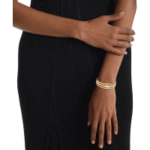 Calvin Klein Wavy Γυναικείο Βραχιόλι Βέργα από Ατσάλι Επιχρυσωμένο 35000719