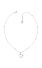 GUESS STEEL FINE HEART JUBN01420JWRHT/U Ασημένιο Κολιέ Με Καρδιά