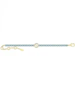 Βραχιόλι GUESS Paradise από ανοξείδωτο ατσάλι με κρύσταλλα SKU JUBB05142JWYGLSL