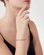 Βραχιόλι GUESS Paradise από ανοξείδωτο ατσάλι με κρύσταλλα SKU JUBB05142JWYGLSL - Image 3