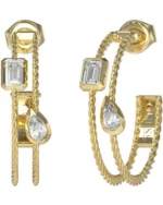 GUESS  Σκουλαρίκια από επιχρυσωμένο ανοξείδωτο ατσάλι Κωδικός προιόντος: JUBE05245JWYGT-U