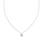 Κολιέ Calvin Klein 35000486 Ατσάλινο Ασημί Με Τετράγωνο Κρεμαστό 35000486 - Image 2