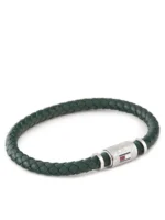 Tommy Hilfiger Ανδρικό Βραχιόλι Χειροπέδα από Δέρμα & Ατσάλι 2790456