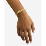 UNISEX Buddha To Buddha Edwin Mini Bracelet Gold Plated J263GV - Image 4